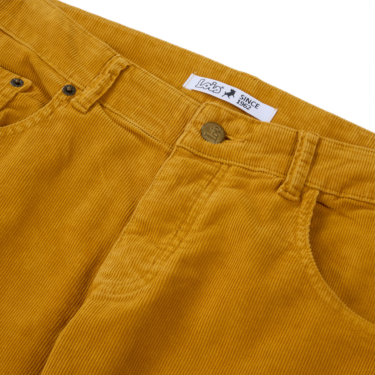 Sierra Thin Cord Trousers Mustard