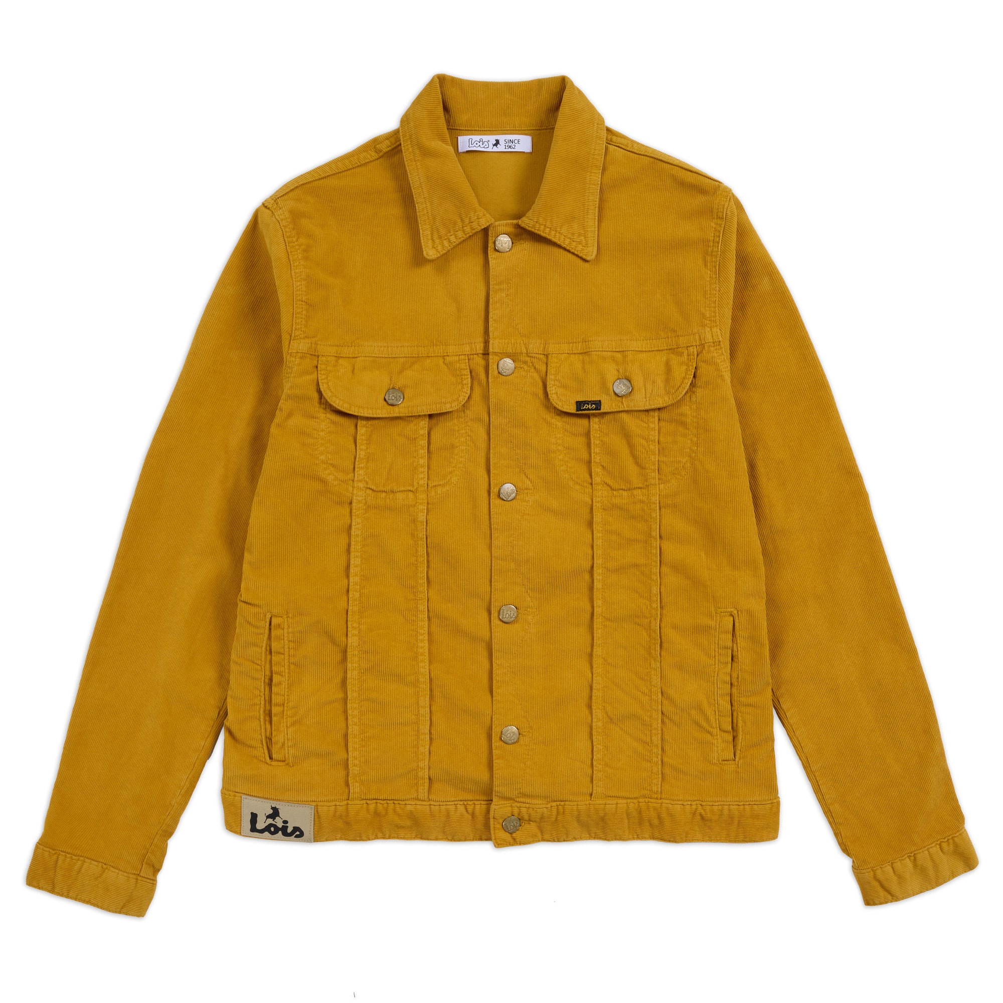 Tejana Trucker Jacket Thincord Mustard