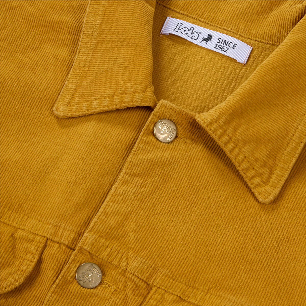 Tejana Trucker Jacket Thincord Mustard