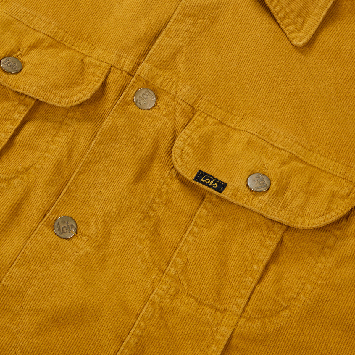 Tejana Trucker Jacket Thincord Mustard