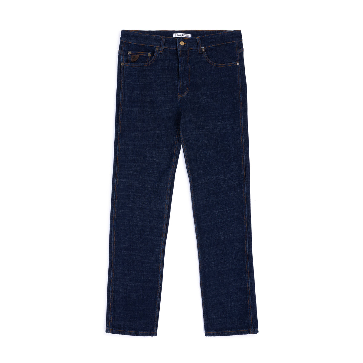 Dark Blue Denim Jean against a white background