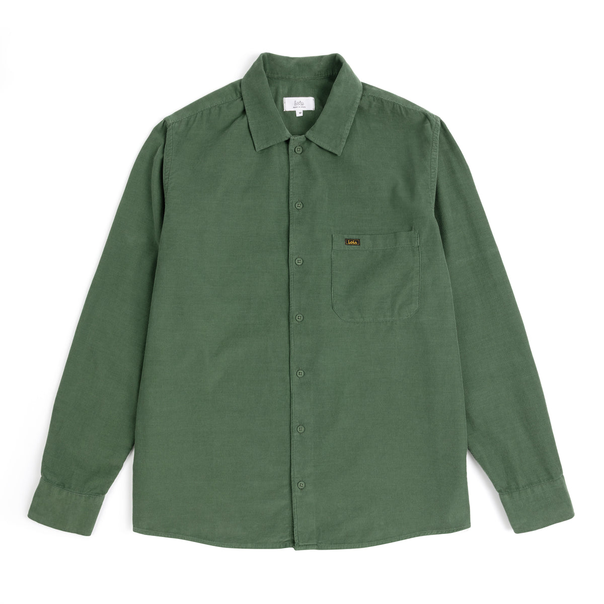 Farid Cord Shirt Dried Herb