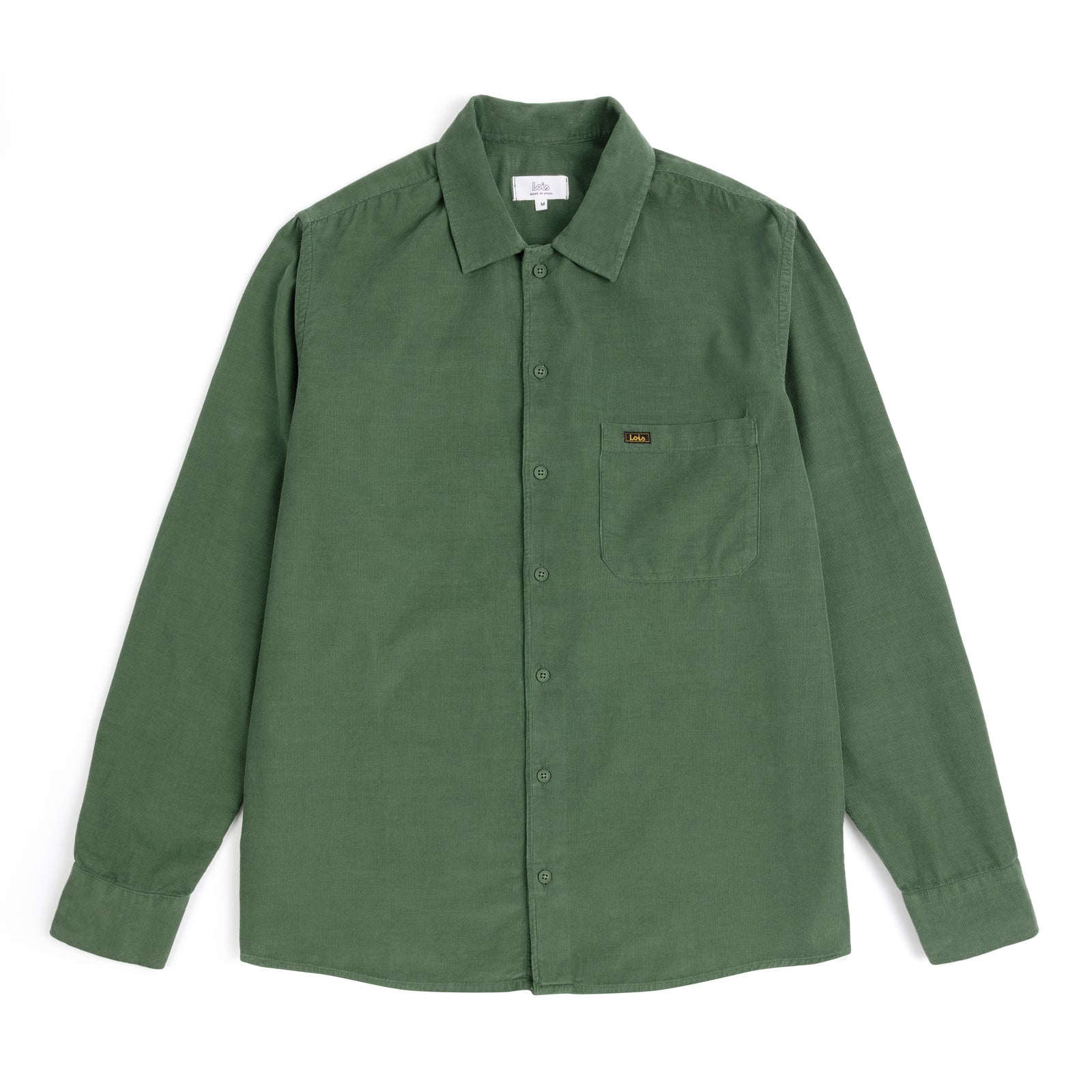 Farid Cord Shirt Dried Herb