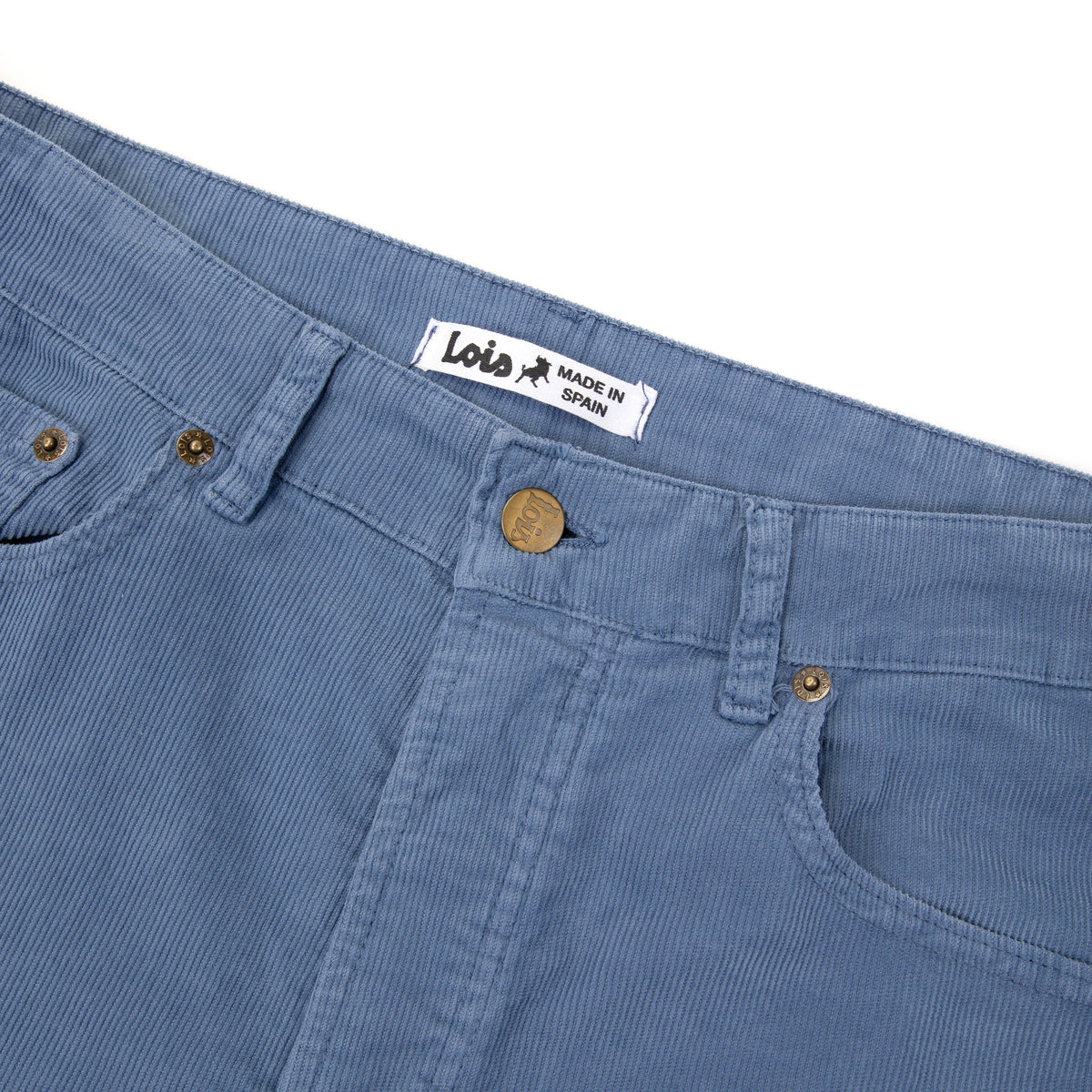 Dario Bootcut Cord Light Blue