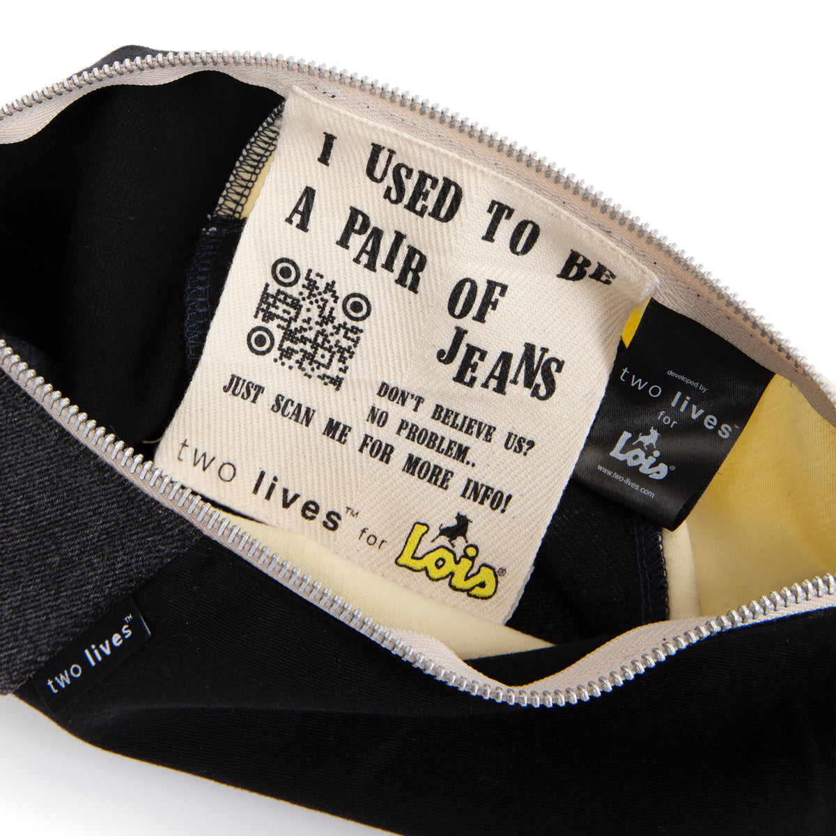 Crossbody Bag Black Yellow