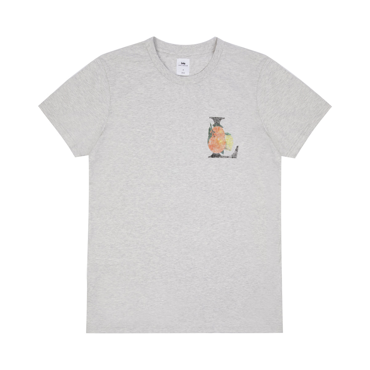 Camiseta Tee Small Naranjas Grey