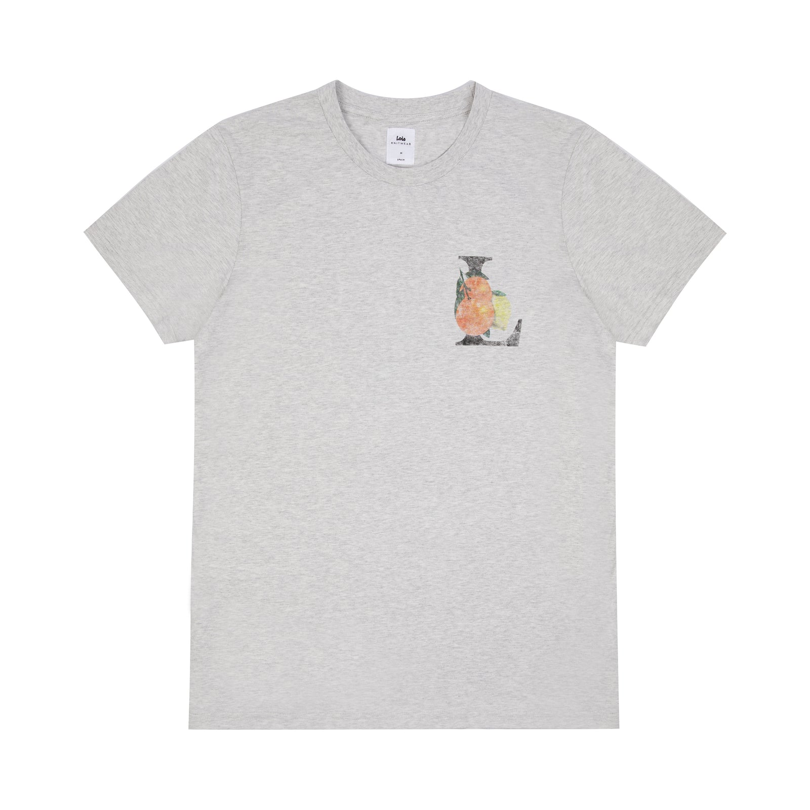 Camiseta Tee Small Naranjas Grey