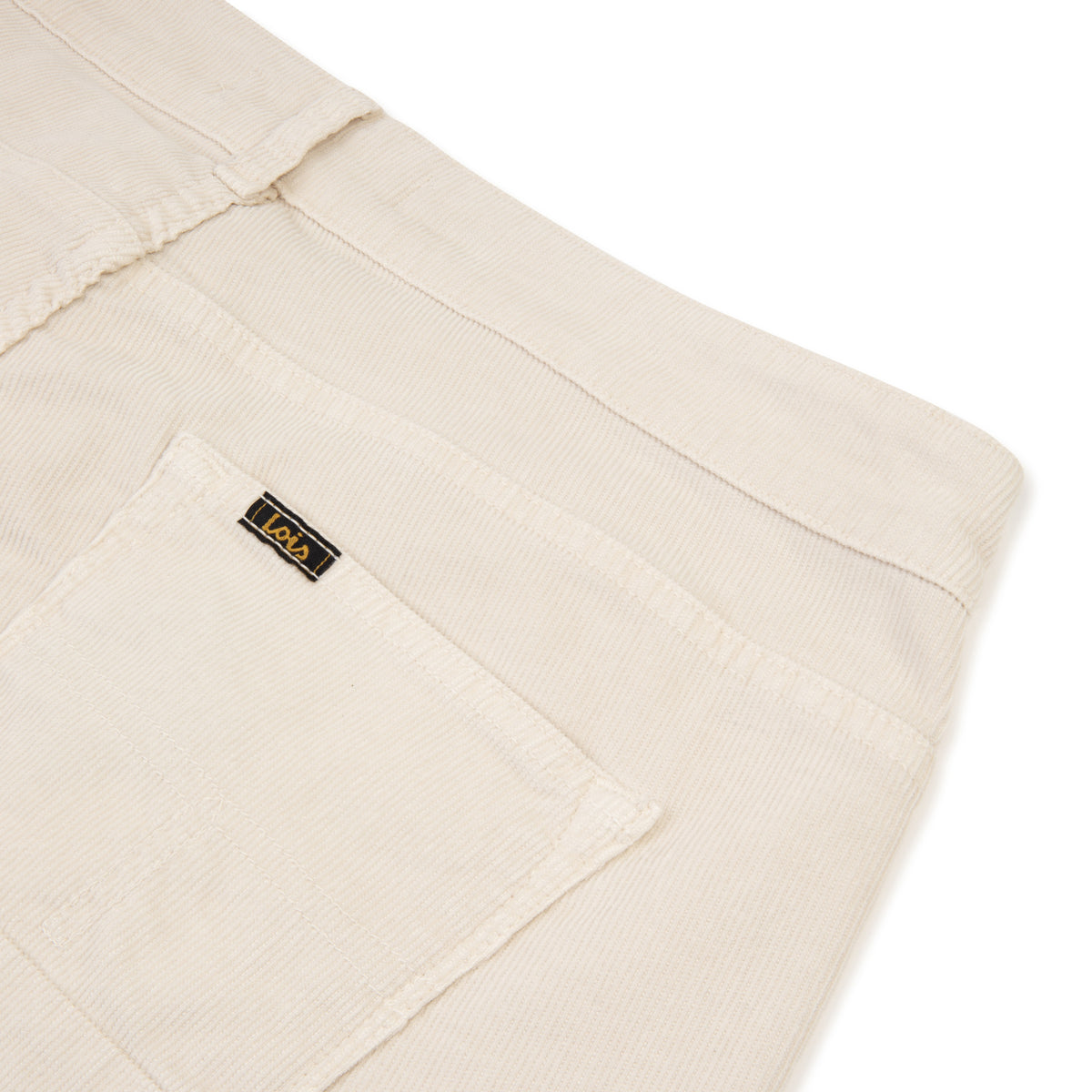 Sierra Needle Cord Trouser Ecru Tapered Fit