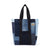 Denim Shopper Tote Bag- Patchwork