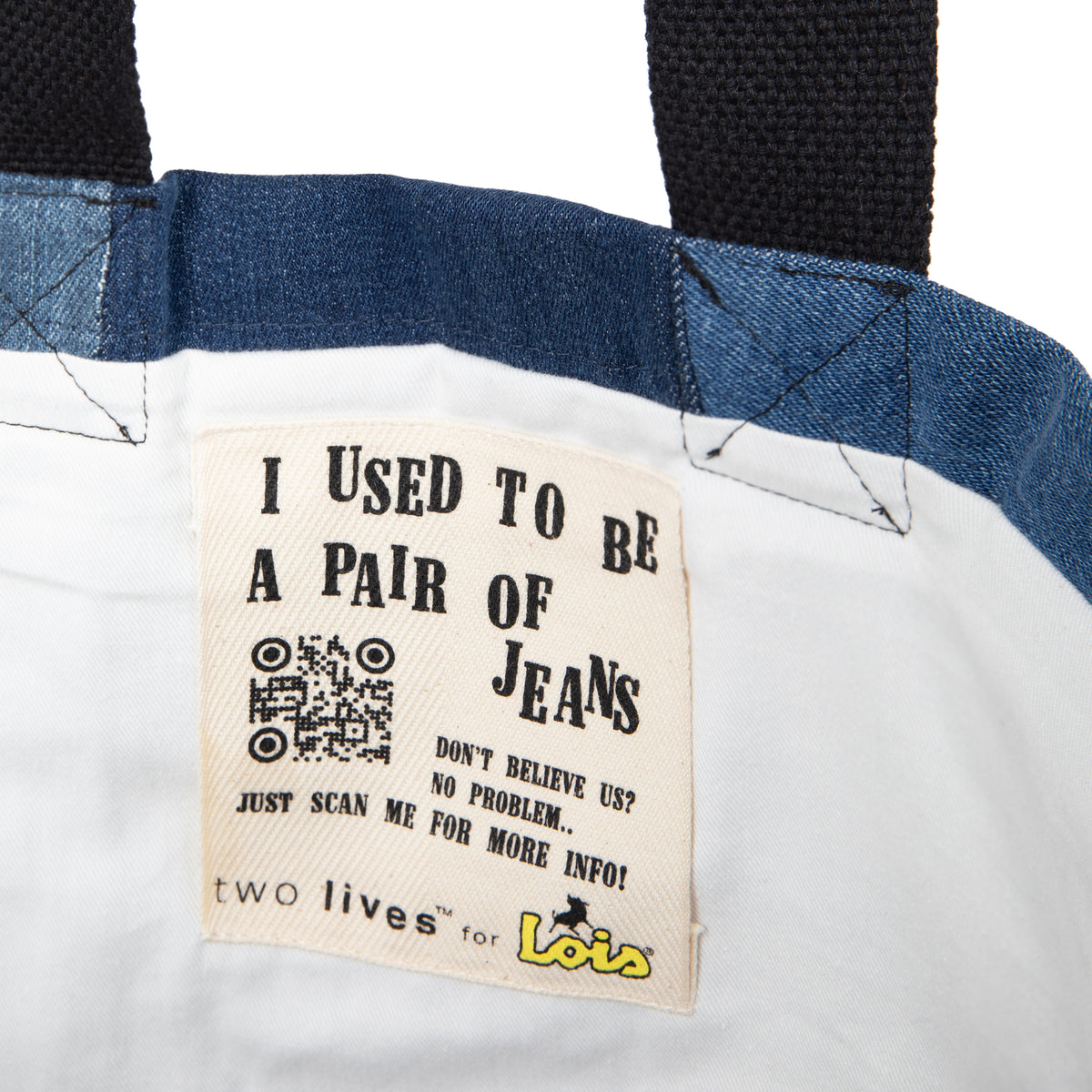 Denim Shopper Tote Bag