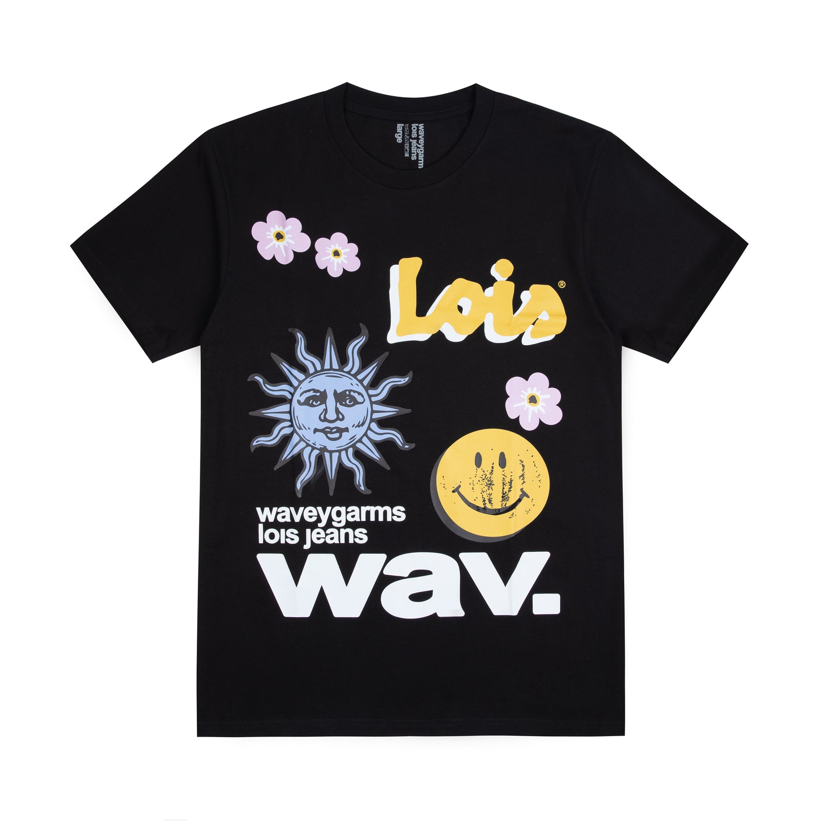 Peace & Love  T-shirt Black