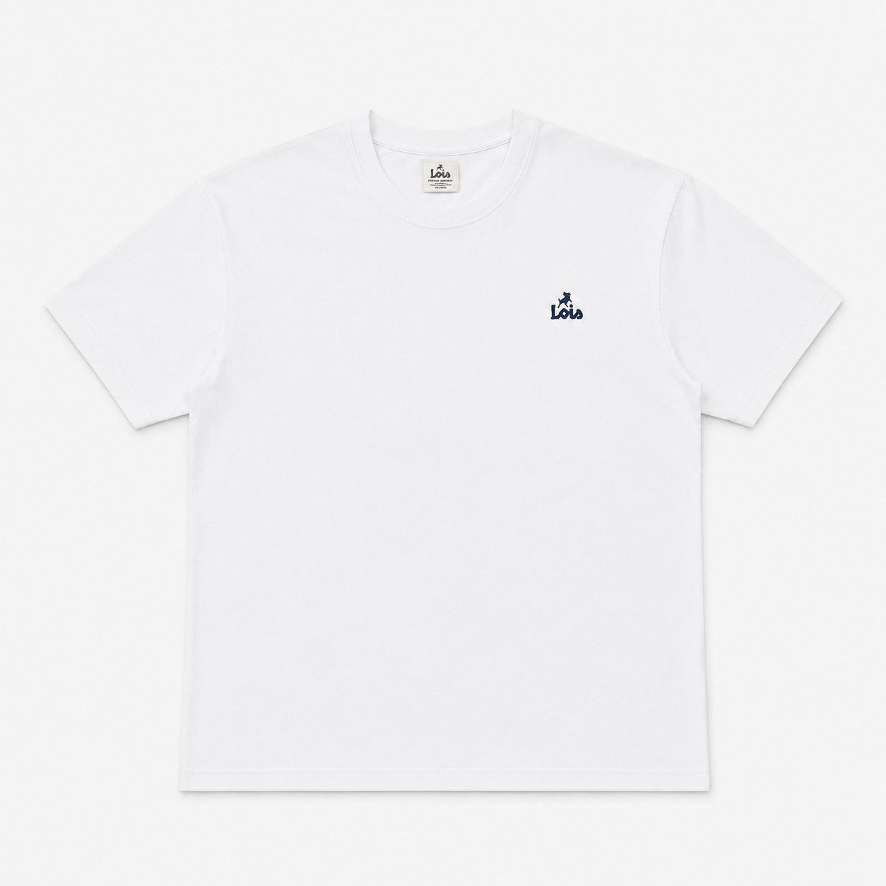 New Baco Mini Lois T-Shirt White / Navy