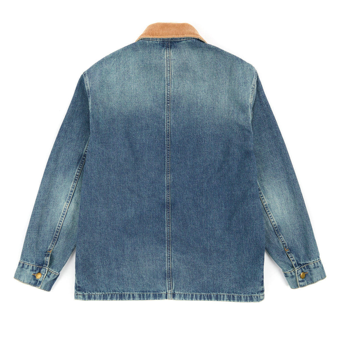 Locomotive Jacket Regen Blue with Cord Collar