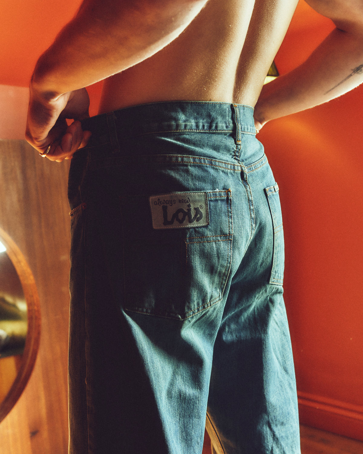 Barba Xander Jean Double Stone