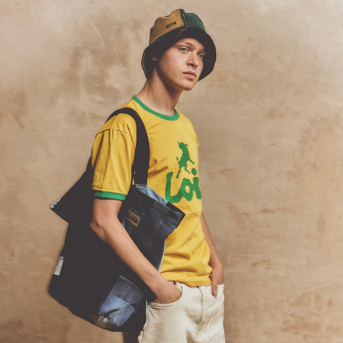 Denim Shopper Tote Bag