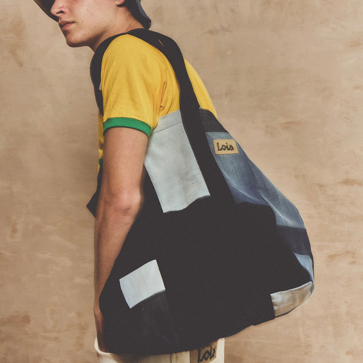 Denim Shopper Tote Bag