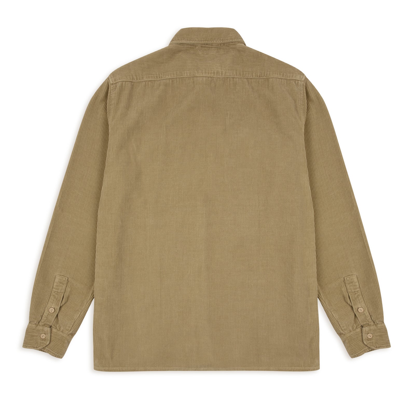 Leo Cord Workshirt Dark Sand