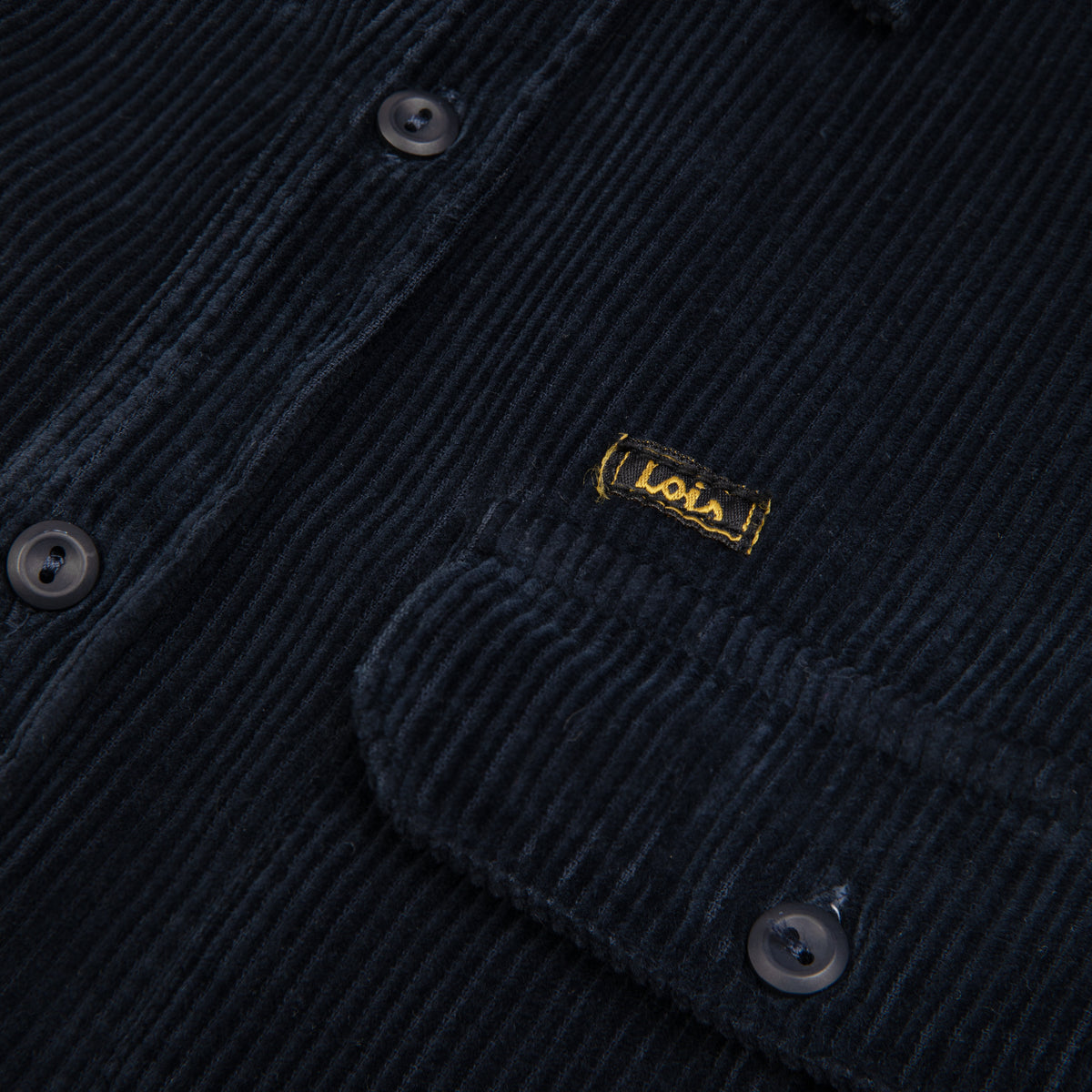 Leo Cord Workshirt Navy