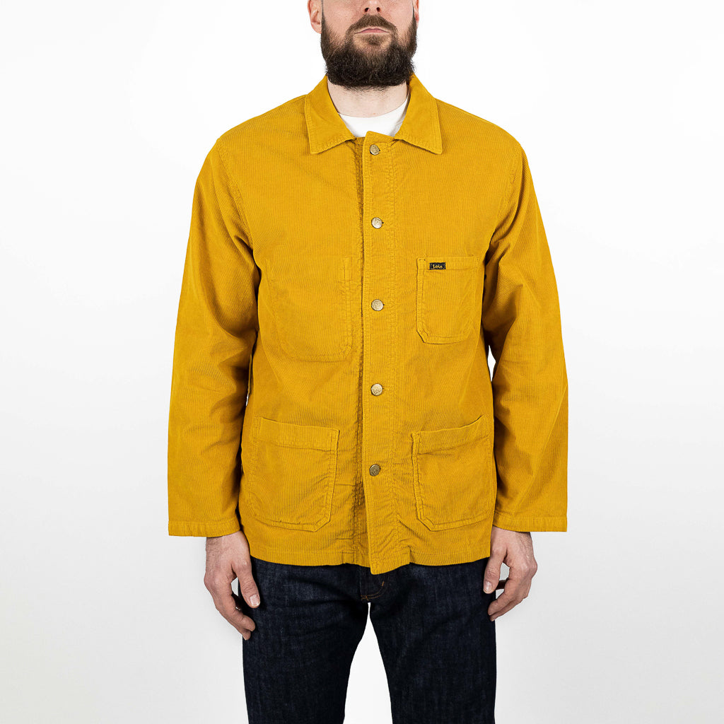 French Workers Jacket - Spruce Yellow