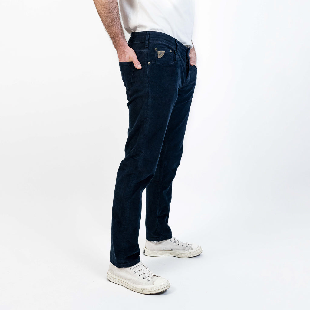 Sierra Cord - Navy Tapered Fit