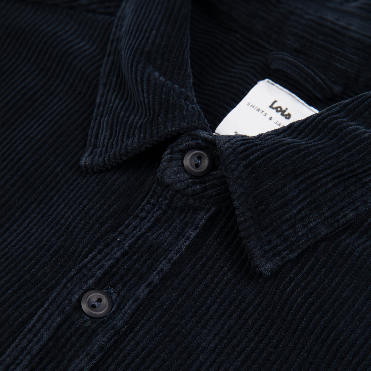 Leo Cord Workshirt Navy